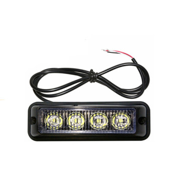 4W 4X4 ATV Grille 12V / 24V LED Strobe Flashing Waterproof Emergency Warning Signal Safety Driving Light