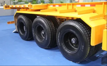 DongFeng 3-Axle Flat Bed Semi-trailer