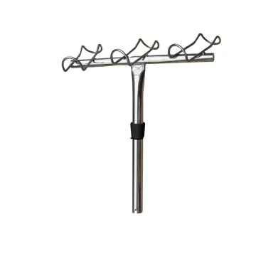 3 Way Stainless Steel Port Pontoon Rod Holders for Boat Baits Spreaders