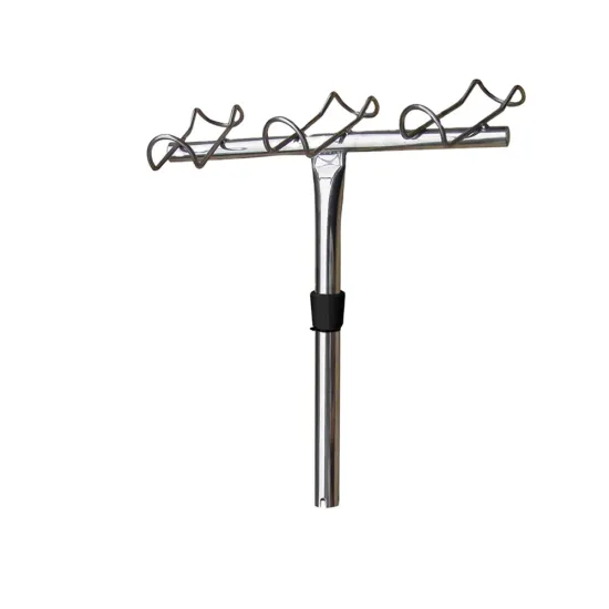 3 Way Stainless Steel Port Pontoon Rod Holders for Boat Baits Spreaders