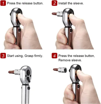 90-Tooth Dual-Direction 1/4 Inch Torque Wrench Set for Craftsman Bike Accessories