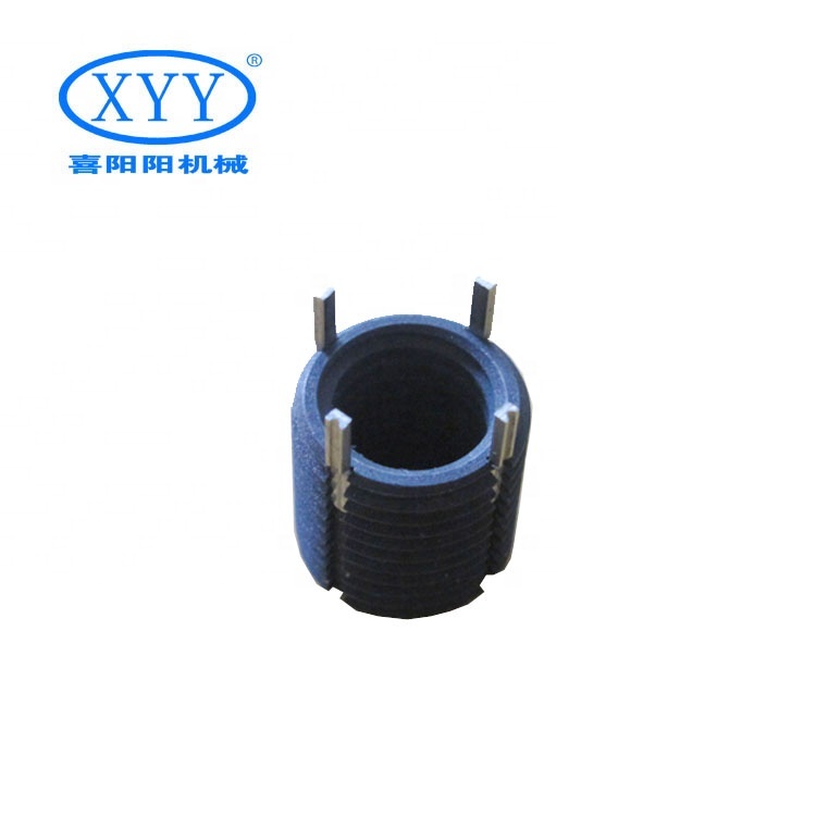 Heavy-Duty M2-M12 Thread Insert with Locking Feature 303 Stainless Steel/Carbon Steel Fasteners with Zinc Material