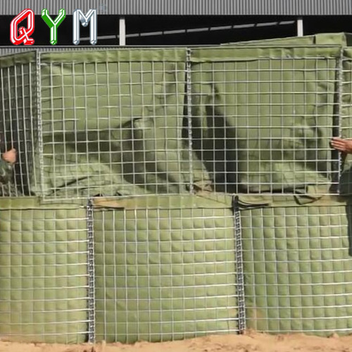 Cajas de gabiones soldadas Barreras de inundación de bastión defensivo