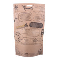 compostable dog treat packaging stand up kraft bag