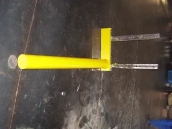 Urethane Covering For Forklift Arms