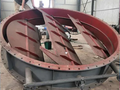 exhaust gas and smoke Louver Ventilation Butterfly Valve