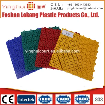 FIBA Outdoor PP Interlocking Children Playground Sport Court Tiles O-04