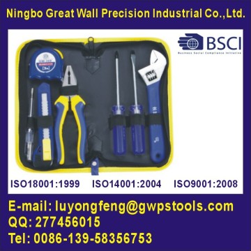 7pcs DIY tool kit in canvas bag