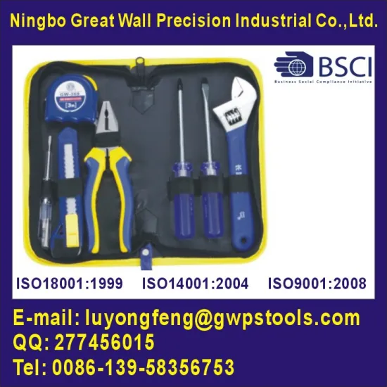 7pcs DIY tool kit in canvas bag