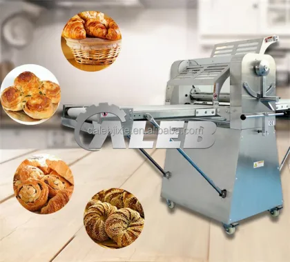 Electric Puff Pastry Dough Roller Pressing Machine for Bakery Industry