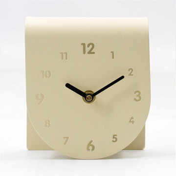 Luxury N Shaped 3D Metal Wall Clock for Home and Office Decoration