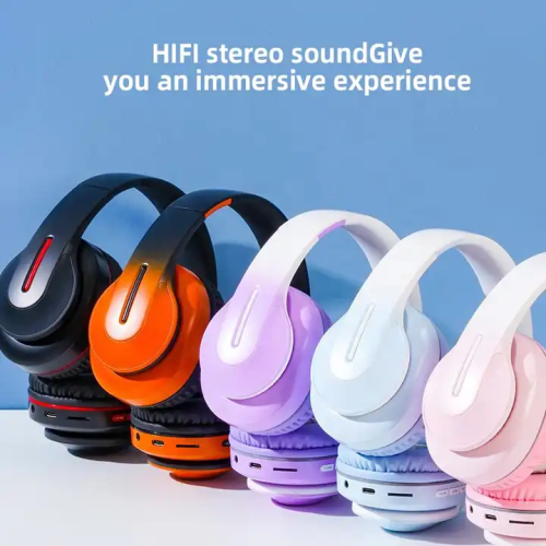 Headset ringan stereo hifi untuk kantor perjalanan PC