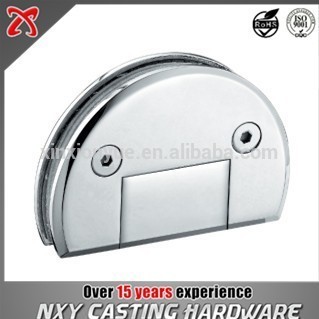 semi-circle High quality brass wall to glass fixed shower door hinge