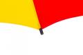 Payung golf kuning dan merah