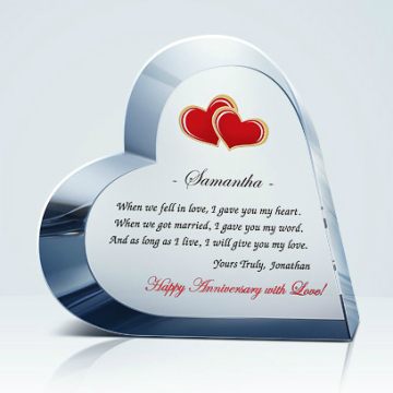 Crystal Love Gift with Color Print 2014 New Model