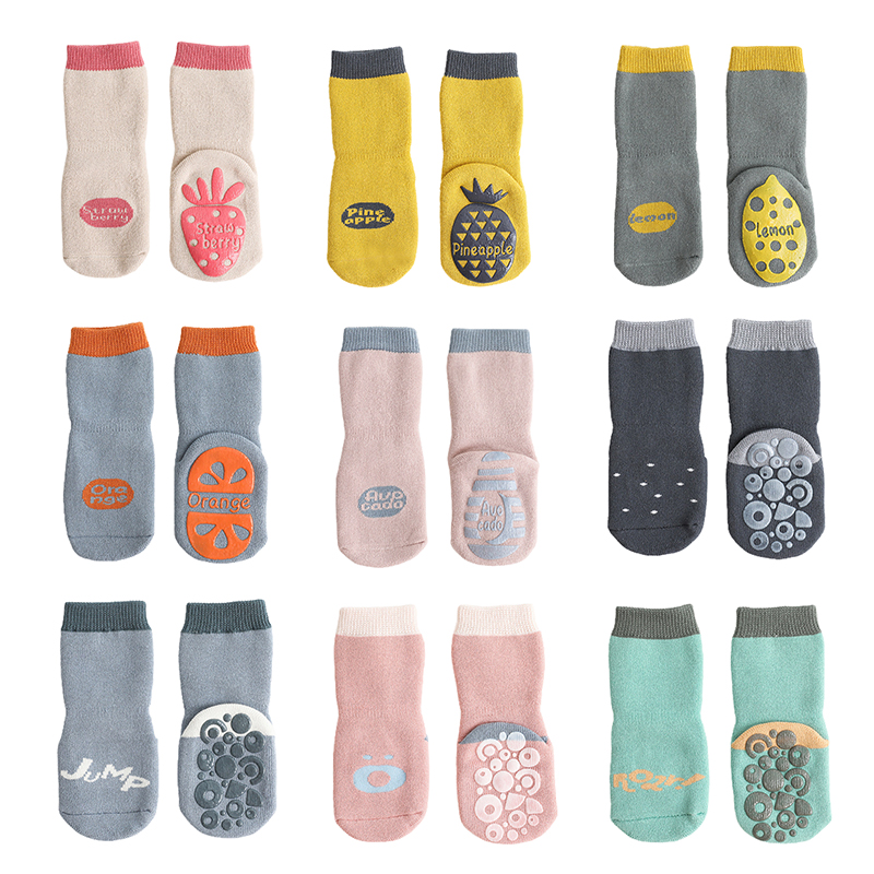 0-5years Unisex Cute Fruit Print Kids Baby Socks Knee Baby Toddler Sock Infant Soft Keep Warm Cotton Socks Knee High Candy Color