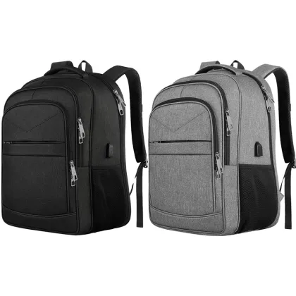 Laptop backpack with USB charging port