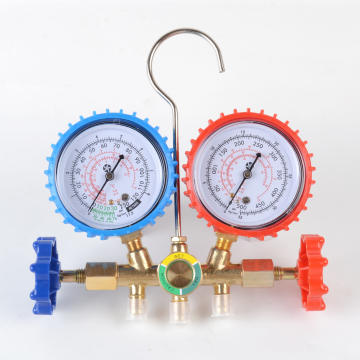 Sunchonglic High Quality 536G Copper Double Gauge Valve Refrigerant Table for Air Conditioner