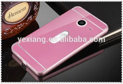 dual color metal bumper case cover for nokia microsoft lumia 640 xl mobile phone case