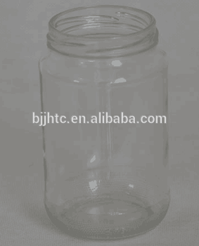 round and transparent ombre candle jars