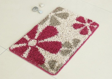 Comfortable PP Rugs, with Elbow Yarns, Ochid Pattern