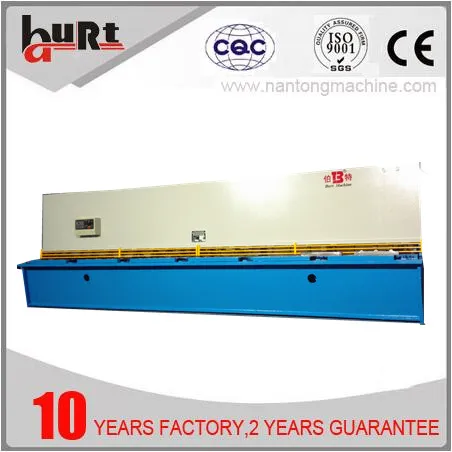 6m length cutter QC12Y swing beam shearing machine