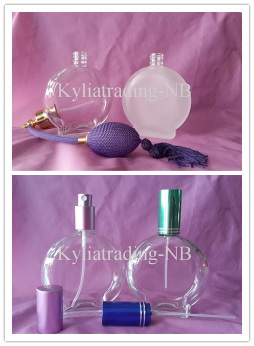 100ml Oval Shape Frost Glass Perfume Bottle