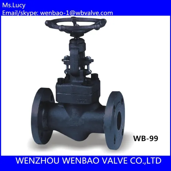 WB-99 carbon steel stainless steel F304 globe valve wenzhou