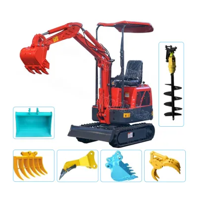 Agricultural machinery 1t 0.8t mini crawler excavator