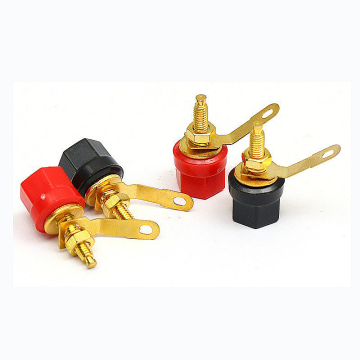 2Pcs KCT Home/Car Stereo Screw Binding Post Speaker Amplifier Terminal - 4MM Audio Banana Jack