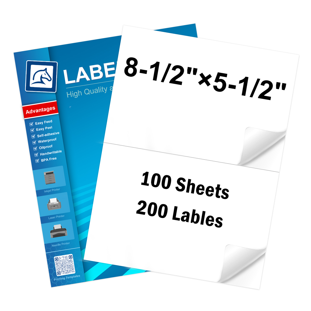 8.5 x 5.5 sheet labels (2)