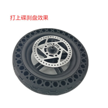 QSF M365 Pro Electric Scooter Accessories: 8.5-inch Honeycomb Tire Rear Wheel, Hub, and Disc Brake Disc