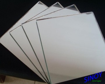 Vacuum Coated Float Glass 2mm Aluminum Mirror Glass (looking glass) with max size 1830 x 2440mm