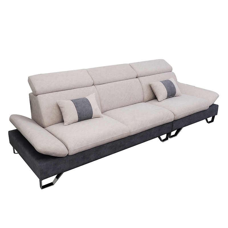 Comfortable 3 Seats Modern Fabric Sofa