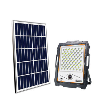 WIFI Security Waterproof IP66 100W-400W Solar Flood Light with CCTV Camera