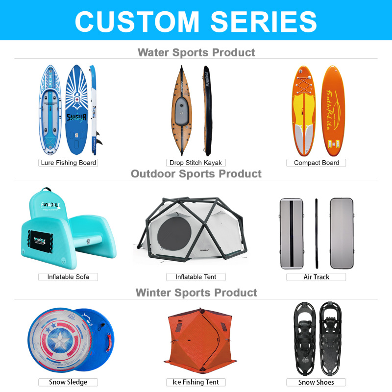 2023 New Design Fishing Lure Surfboards & Inflatable Paddle Boards by Funwater