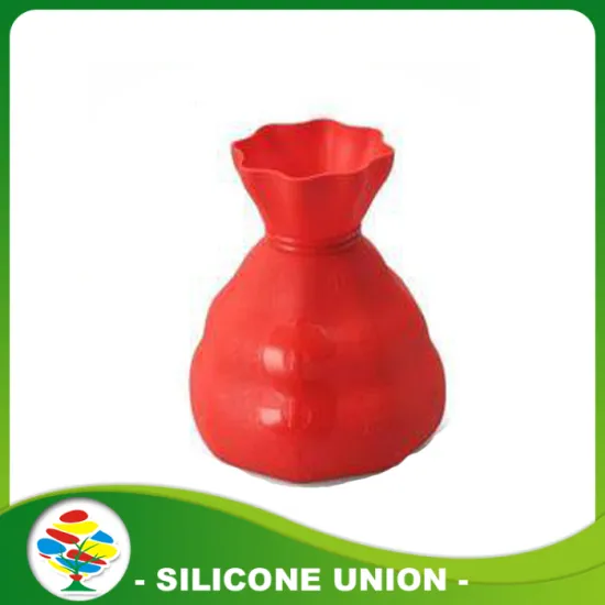 Silicone custom piggy bank with vase shape
