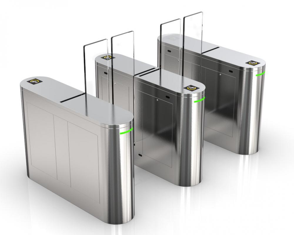 Wiegand Face Recognition Sliding Turnstile