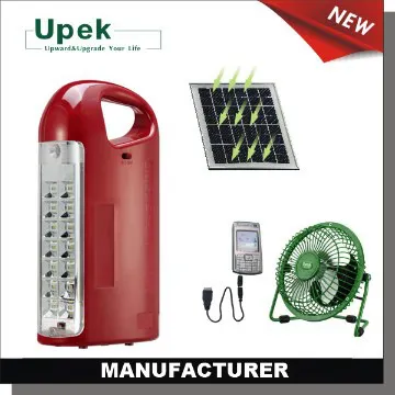 USB and Solar Port  Lead-acid Battery led emergency lamp