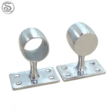 316 Stainless Steel Yacht Handrail Mirror Polished Stanchion