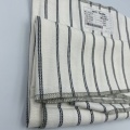 No Pilling Striped Pattern Linen Viscose Mixed Cloth