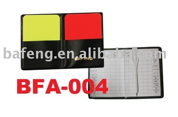 Referee Warning card
