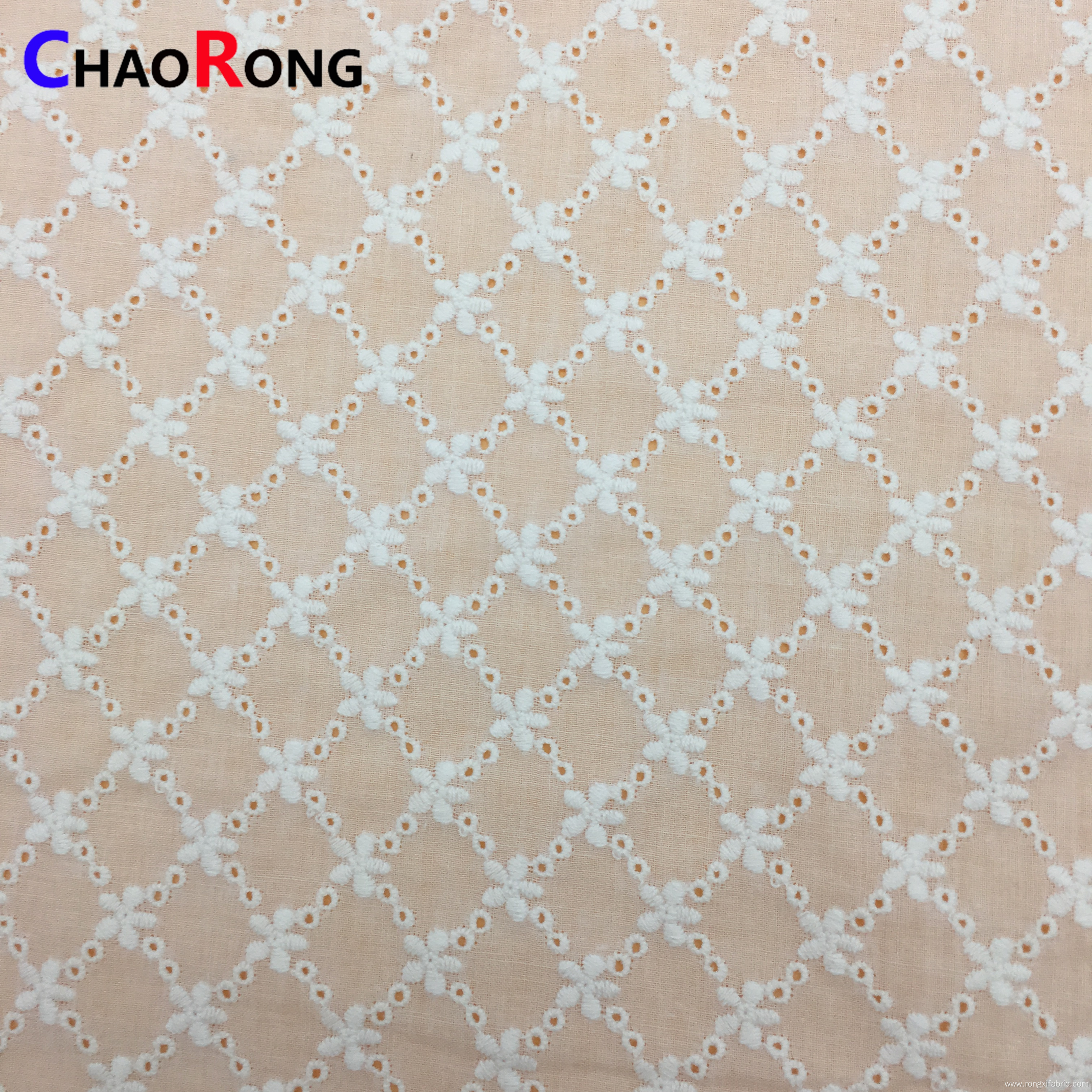 Professional Cotton Flower Fabric With CE Certificate