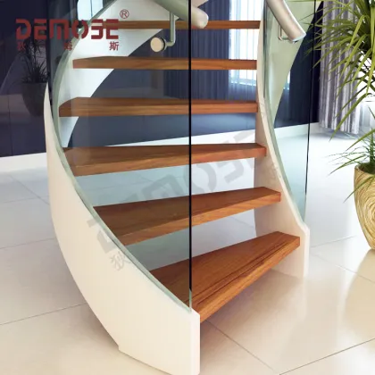 High-End Residential Panoramic Glass and Solid Wood Customization