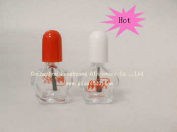 Frosted Glass Nail Polish Containers Bottle , 18ml