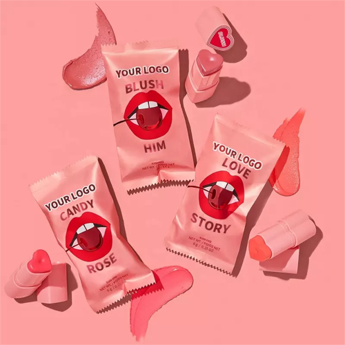 Heart Shape Blush on Stick Matte Tint Blush