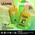 Bang Leader 80000 Puff Vape Sekali Pakai Tiga Rasa 3-in-1