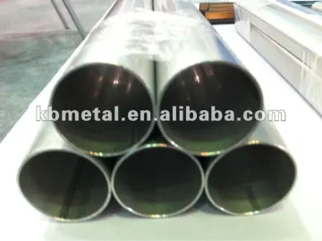 Aluminum tube for large diameter both side