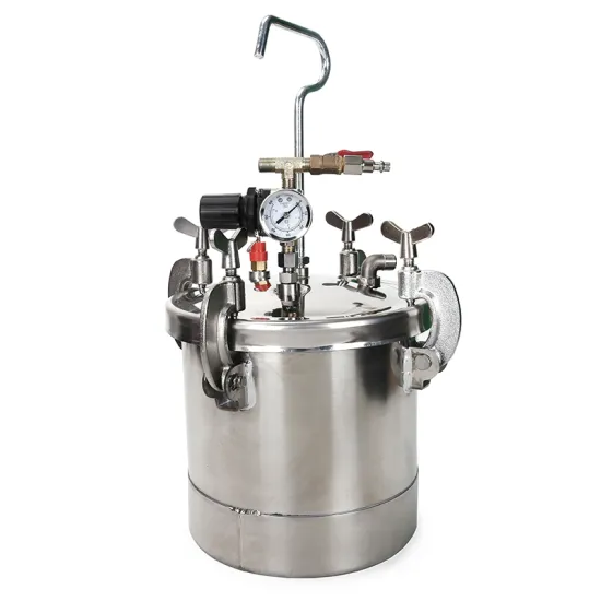 PT-5S 5 Liter 1-1/3 Gallon Stainless Steel Paint Pressure Tank/Pot: Your Reliable Choice for Professional Painting Projects