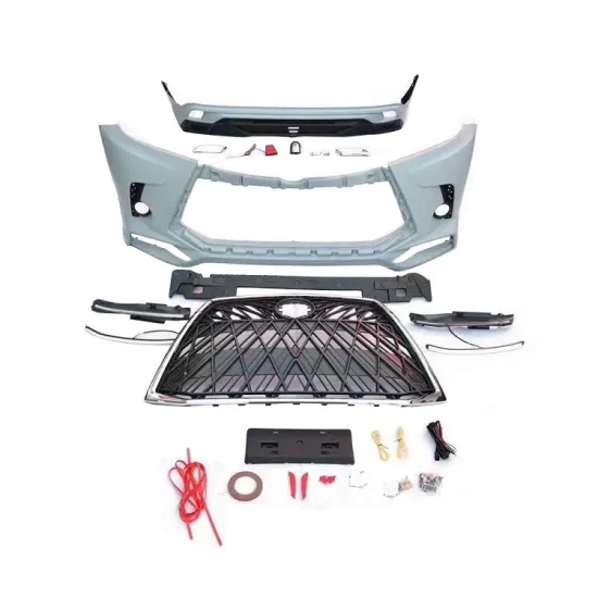 Highlander Body Kit Upgrade: Lexus Facelift Front Bumper Grille for Toyota Highlander 2018-2020